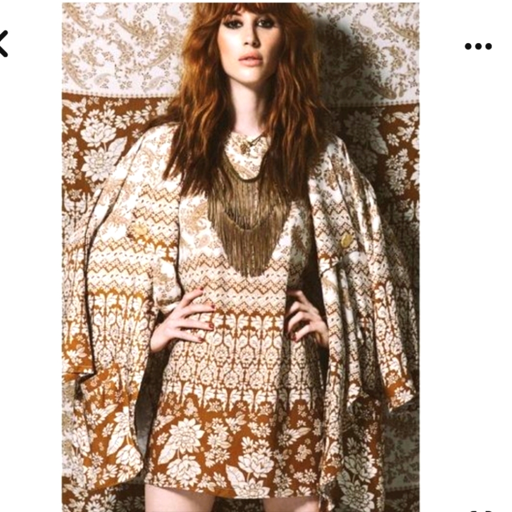 Novella Royale fever dress in rust hazely. Perfect for festival season large
